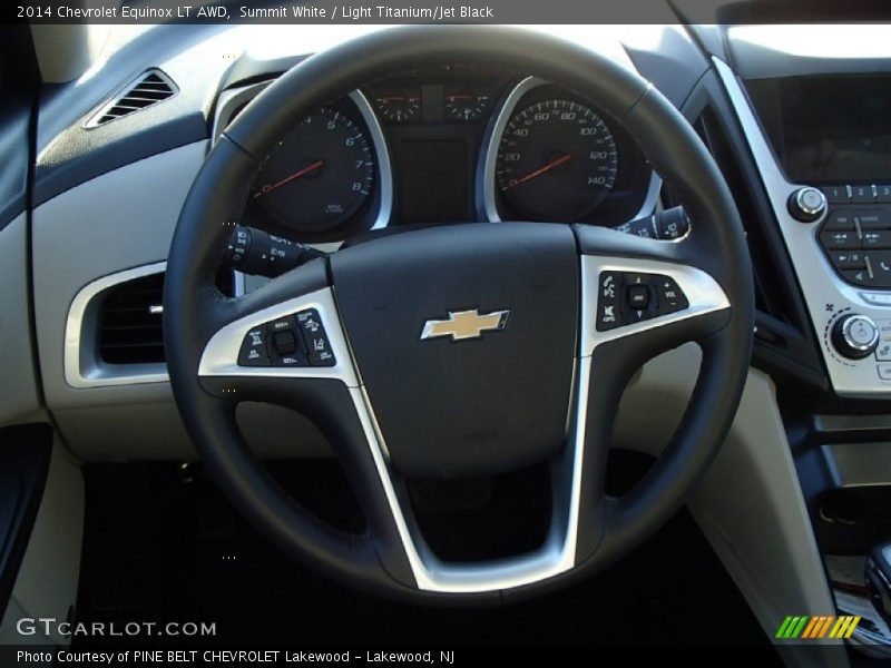 Summit White / Light Titanium/Jet Black 2014 Chevrolet Equinox LT AWD