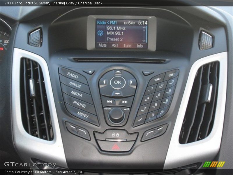 Sterling Gray / Charcoal Black 2014 Ford Focus SE Sedan