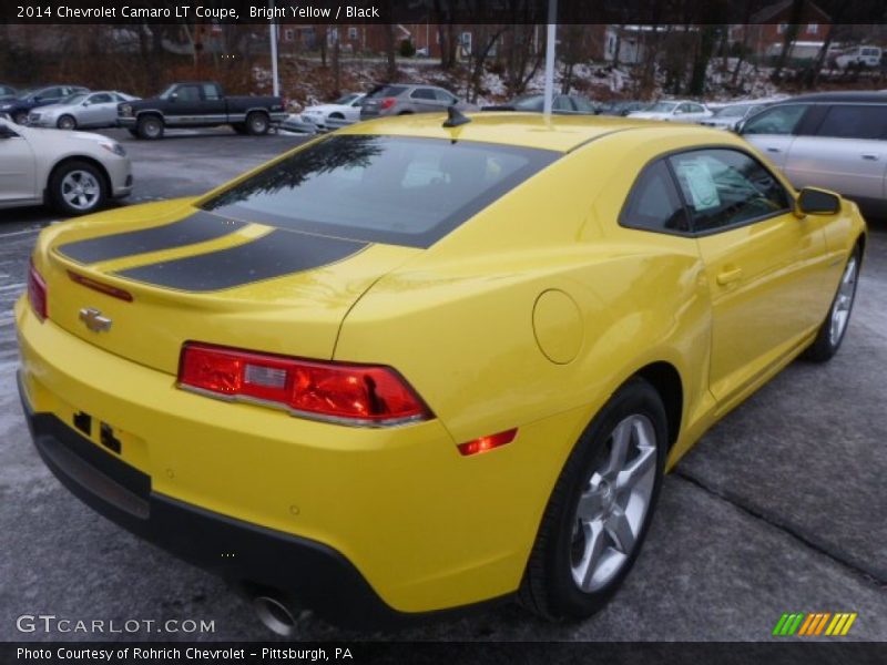 Bright Yellow / Black 2014 Chevrolet Camaro LT Coupe