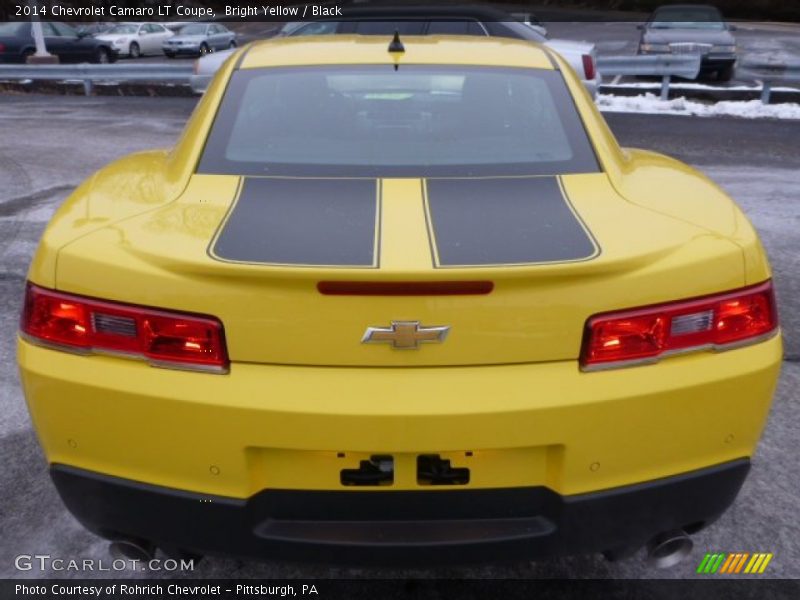 Bright Yellow / Black 2014 Chevrolet Camaro LT Coupe