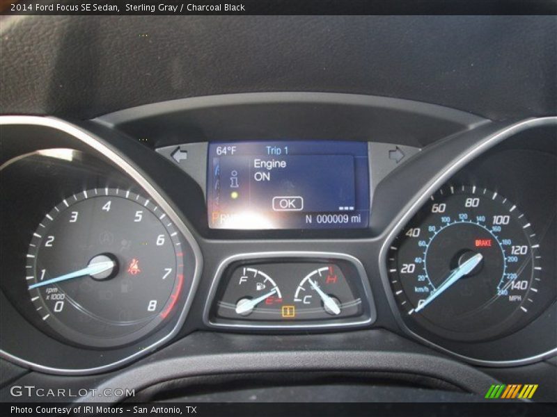 Sterling Gray / Charcoal Black 2014 Ford Focus SE Sedan