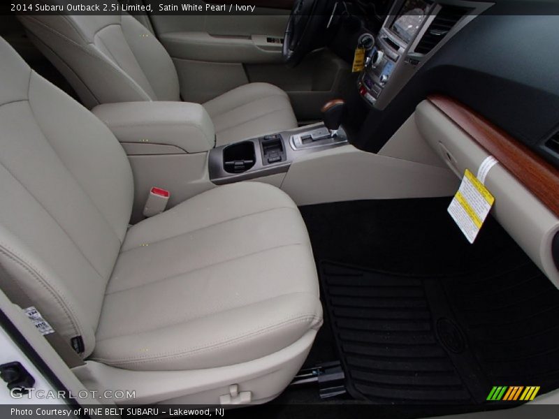 Satin White Pearl / Ivory 2014 Subaru Outback 2.5i Limited
