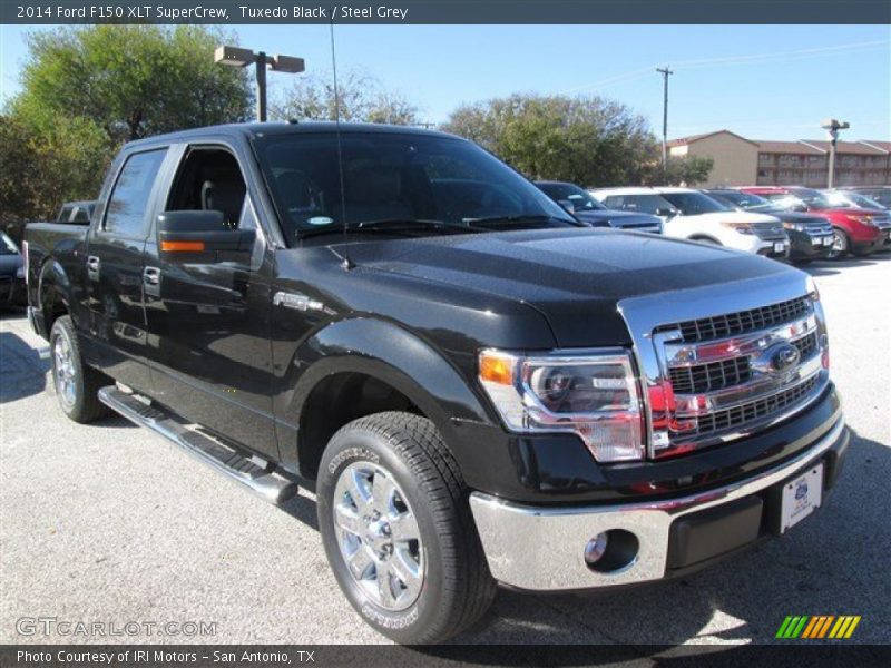 Tuxedo Black / Steel Grey 2014 Ford F150 XLT SuperCrew