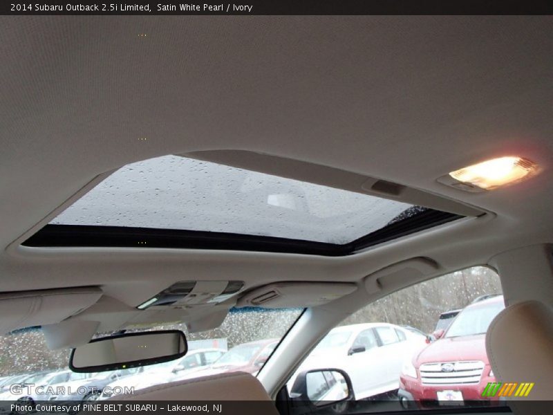 Satin White Pearl / Ivory 2014 Subaru Outback 2.5i Limited