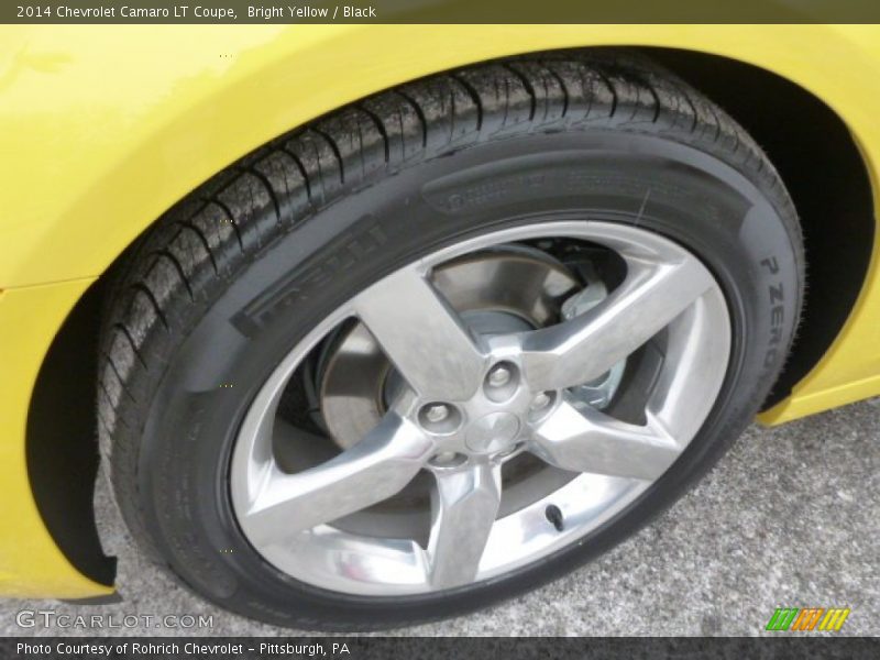 Bright Yellow / Black 2014 Chevrolet Camaro LT Coupe