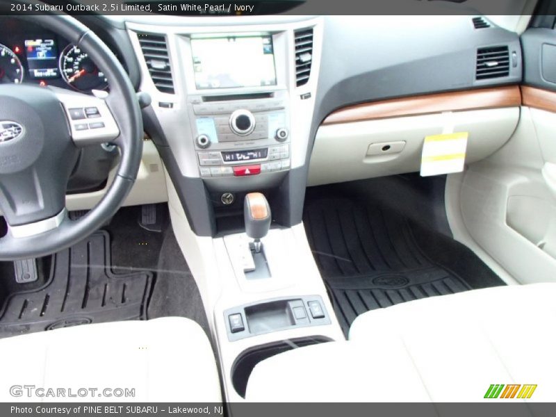 Satin White Pearl / Ivory 2014 Subaru Outback 2.5i Limited