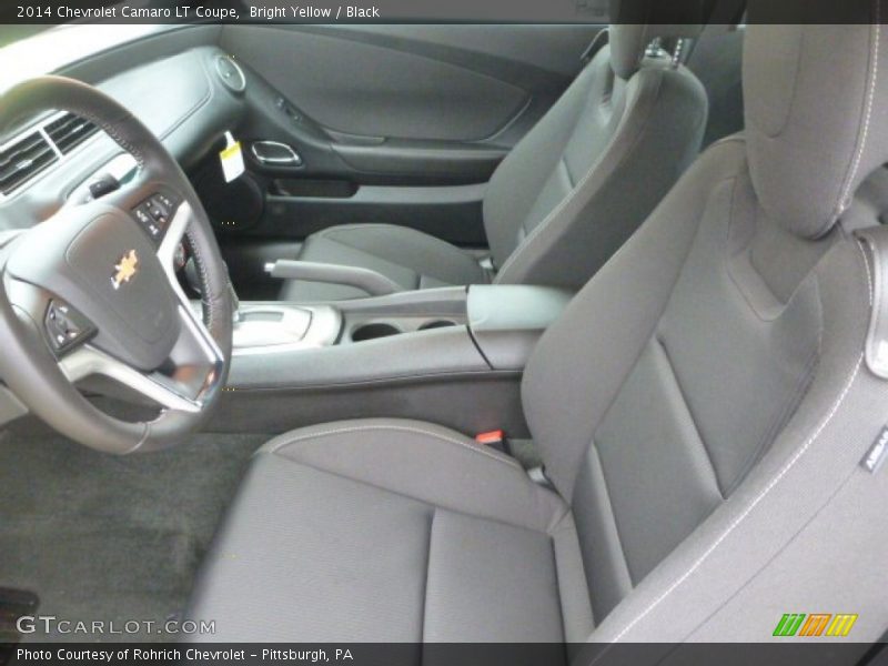 Bright Yellow / Black 2014 Chevrolet Camaro LT Coupe