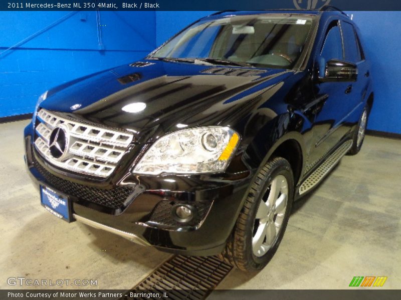 Black / Black 2011 Mercedes-Benz ML 350 4Matic