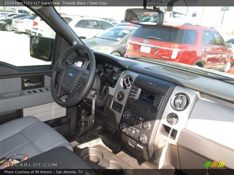 Tuxedo Black / Steel Grey 2014 Ford F150 XLT SuperCrew