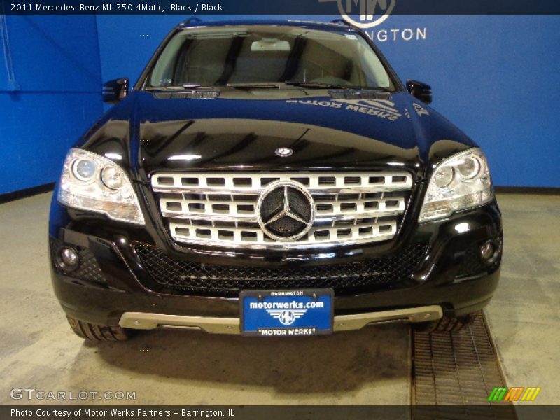 Black / Black 2011 Mercedes-Benz ML 350 4Matic