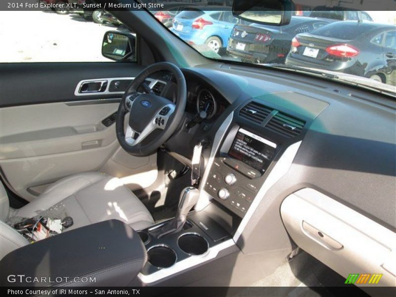Sunset / Medium Light Stone 2014 Ford Explorer XLT