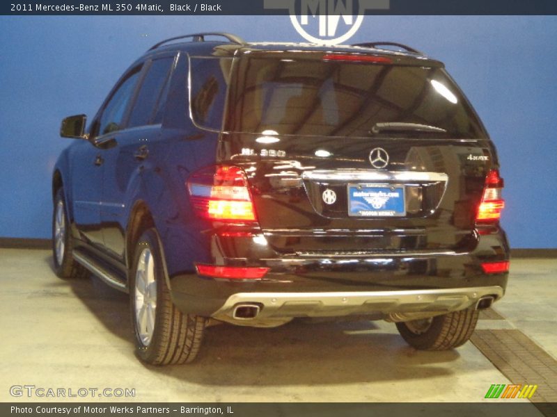 Black / Black 2011 Mercedes-Benz ML 350 4Matic