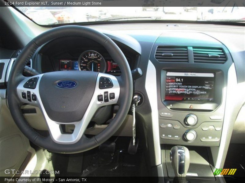 Sunset / Medium Light Stone 2014 Ford Explorer XLT