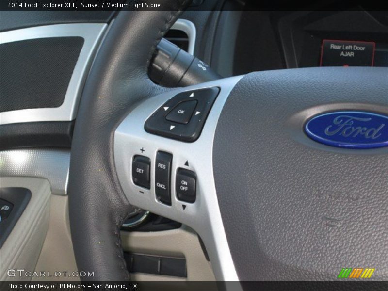 Sunset / Medium Light Stone 2014 Ford Explorer XLT
