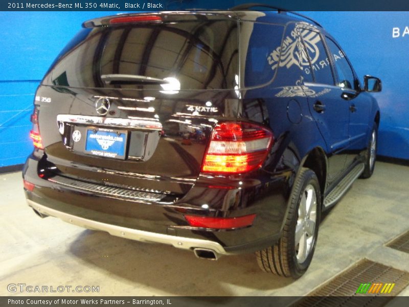 Black / Black 2011 Mercedes-Benz ML 350 4Matic