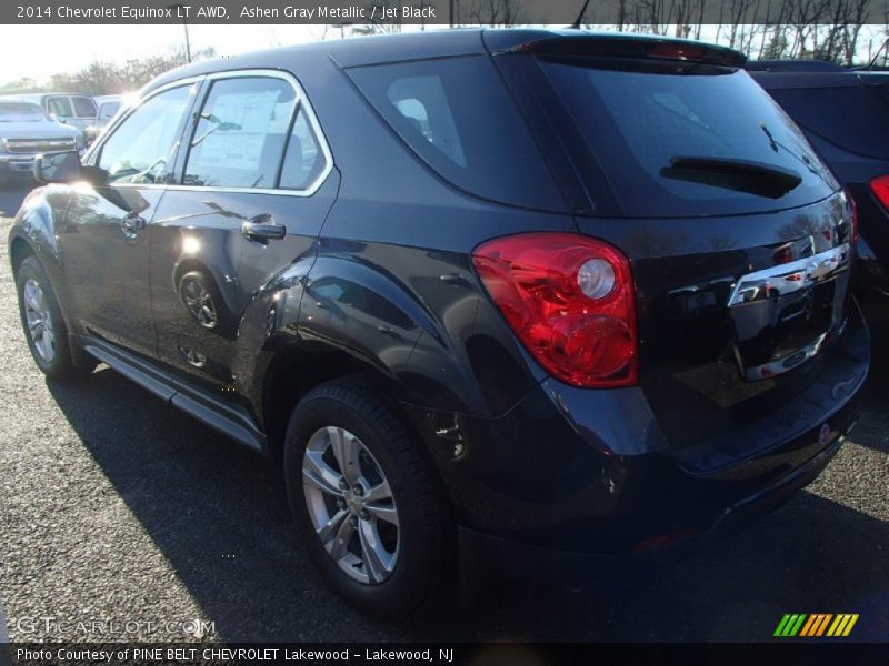 Ashen Gray Metallic / Jet Black 2014 Chevrolet Equinox LT AWD