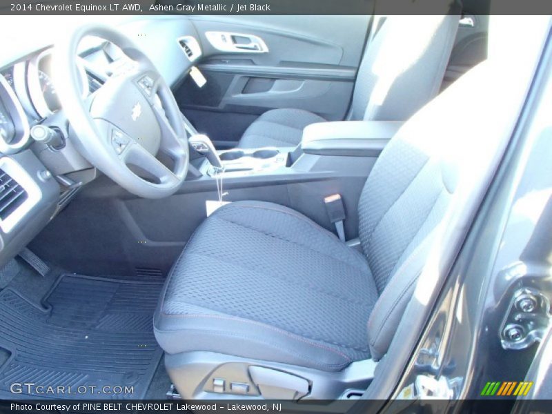 Ashen Gray Metallic / Jet Black 2014 Chevrolet Equinox LT AWD