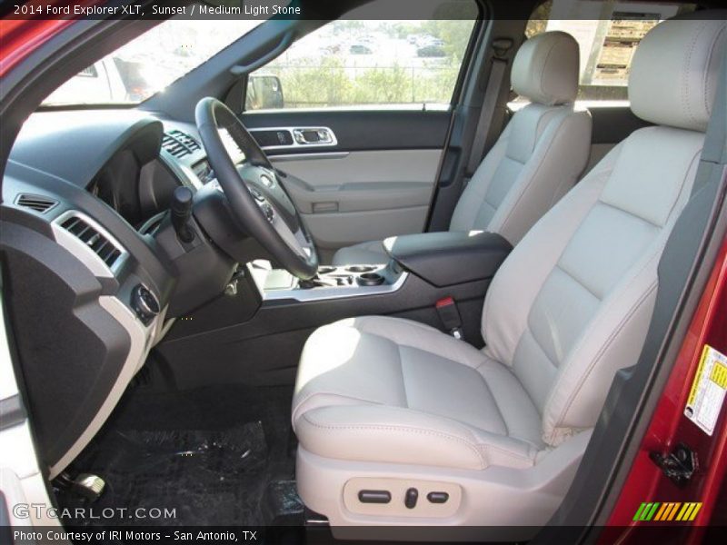 Sunset / Medium Light Stone 2014 Ford Explorer XLT