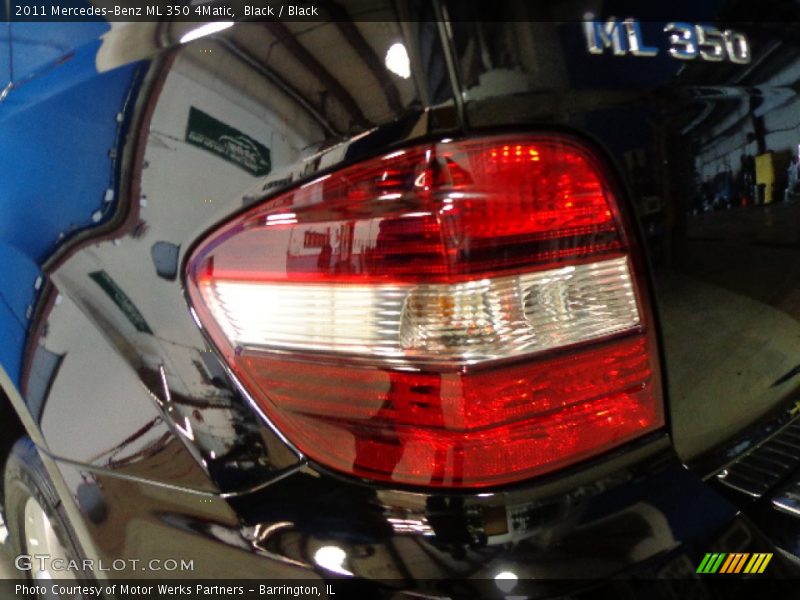 Black / Black 2011 Mercedes-Benz ML 350 4Matic