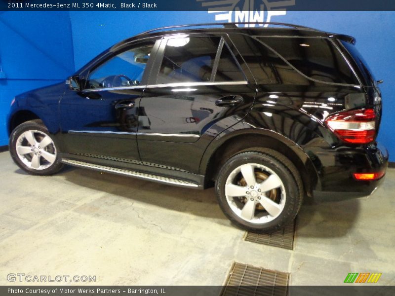Black / Black 2011 Mercedes-Benz ML 350 4Matic