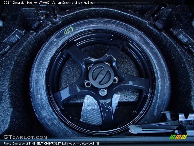 Ashen Gray Metallic / Jet Black 2014 Chevrolet Equinox LT AWD