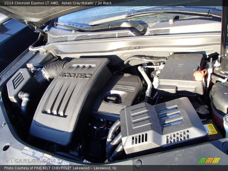 Ashen Gray Metallic / Jet Black 2014 Chevrolet Equinox LT AWD