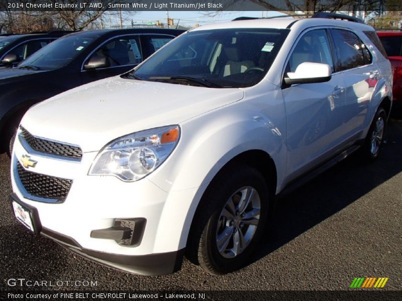 Summit White / Light Titanium/Jet Black 2014 Chevrolet Equinox LT AWD