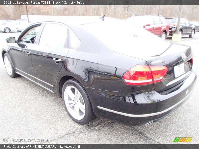 Black / Cornsilk Beige 2013 Volkswagen Passat TDI SE