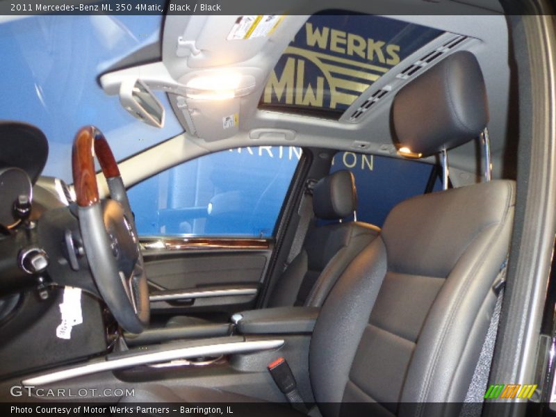 Black / Black 2011 Mercedes-Benz ML 350 4Matic
