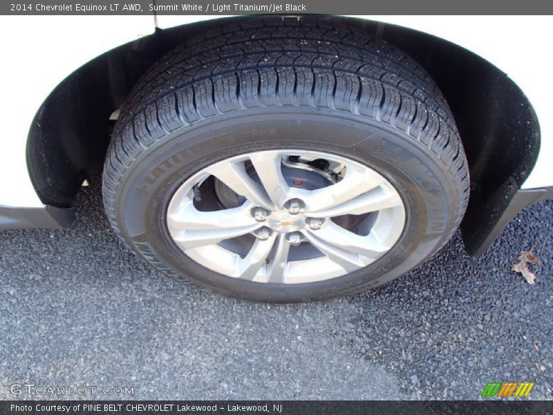 Summit White / Light Titanium/Jet Black 2014 Chevrolet Equinox LT AWD