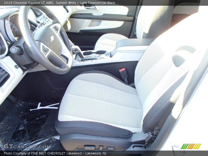 Summit White / Light Titanium/Jet Black 2014 Chevrolet Equinox LT AWD