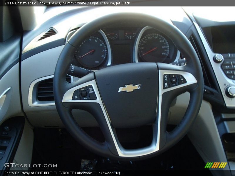 Summit White / Light Titanium/Jet Black 2014 Chevrolet Equinox LT AWD
