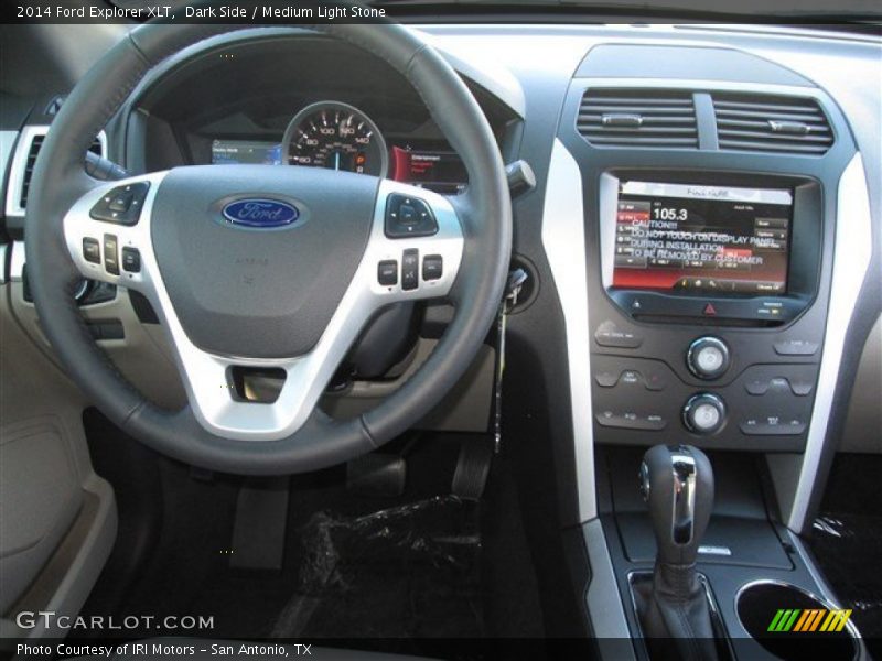 Dark Side / Medium Light Stone 2014 Ford Explorer XLT