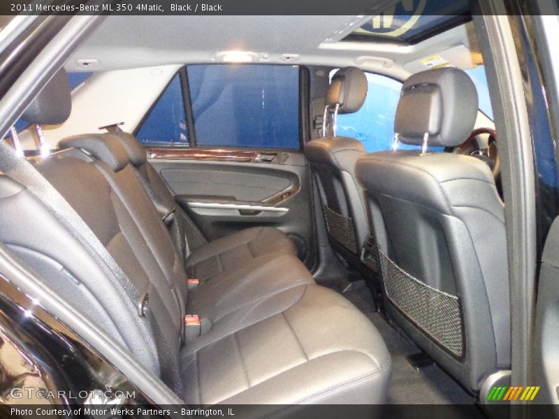 Black / Black 2011 Mercedes-Benz ML 350 4Matic