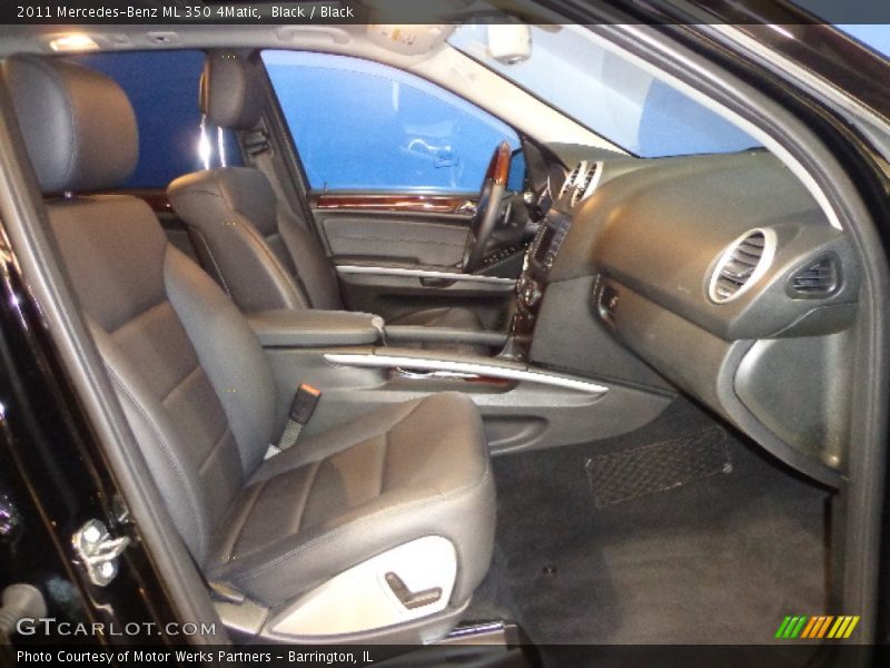 Black / Black 2011 Mercedes-Benz ML 350 4Matic