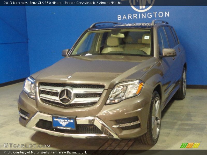 Pebble Grey Metallic / Almond/Mocha 2013 Mercedes-Benz GLK 350 4Matic
