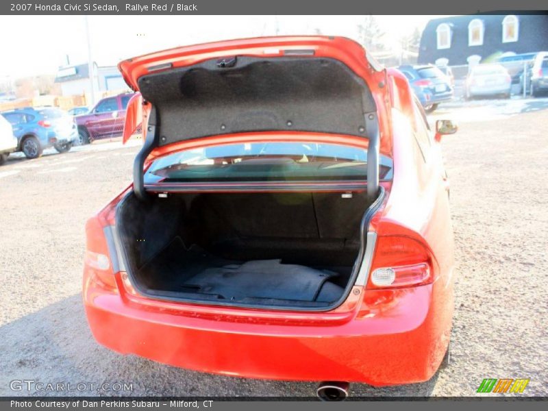 Rallye Red / Black 2007 Honda Civic Si Sedan