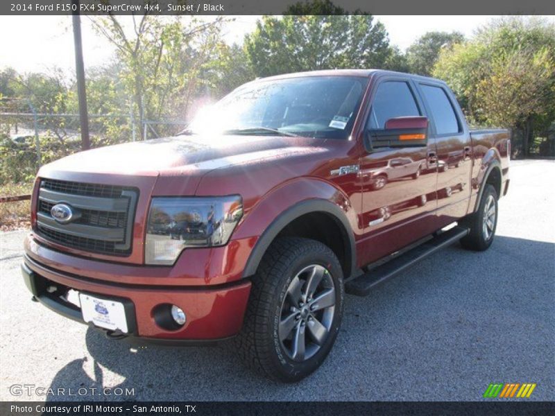 Sunset / Black 2014 Ford F150 FX4 SuperCrew 4x4