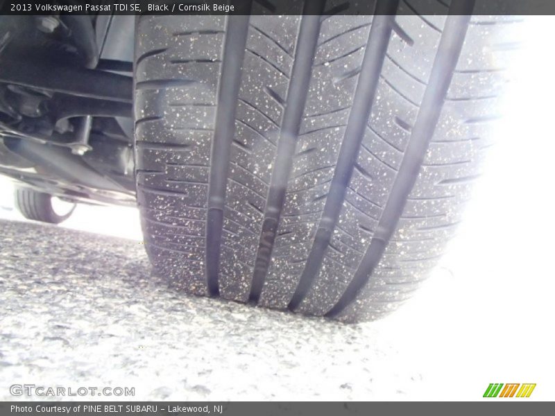 Black / Cornsilk Beige 2013 Volkswagen Passat TDI SE