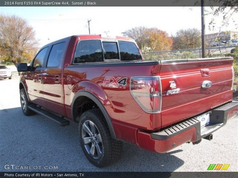Sunset / Black 2014 Ford F150 FX4 SuperCrew 4x4
