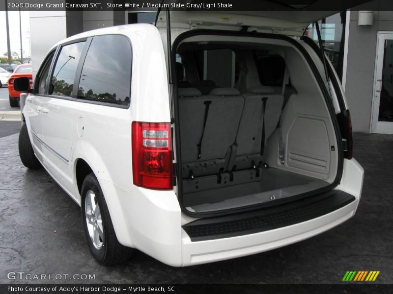Stone White / Medium Slate Gray/Light Shale 2008 Dodge Grand Caravan SXT