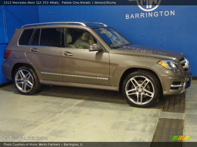 Pebble Grey Metallic / Almond/Mocha 2013 Mercedes-Benz GLK 350 4Matic