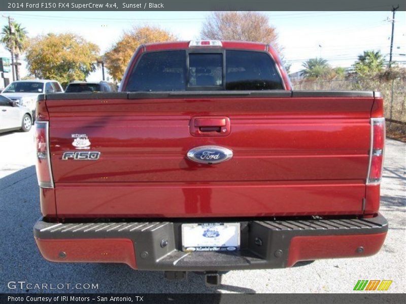 Sunset / Black 2014 Ford F150 FX4 SuperCrew 4x4