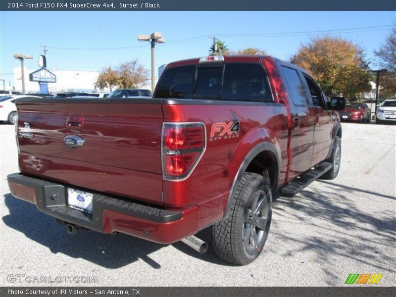 Sunset / Black 2014 Ford F150 FX4 SuperCrew 4x4