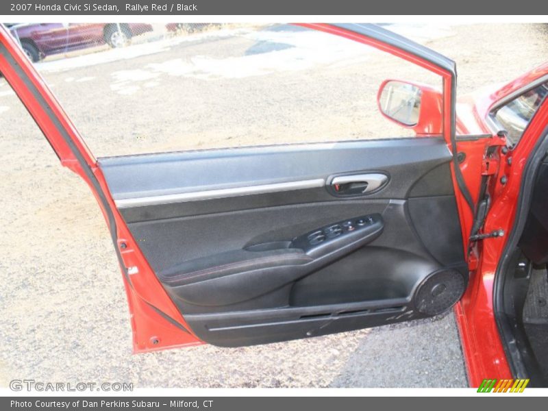Rallye Red / Black 2007 Honda Civic Si Sedan