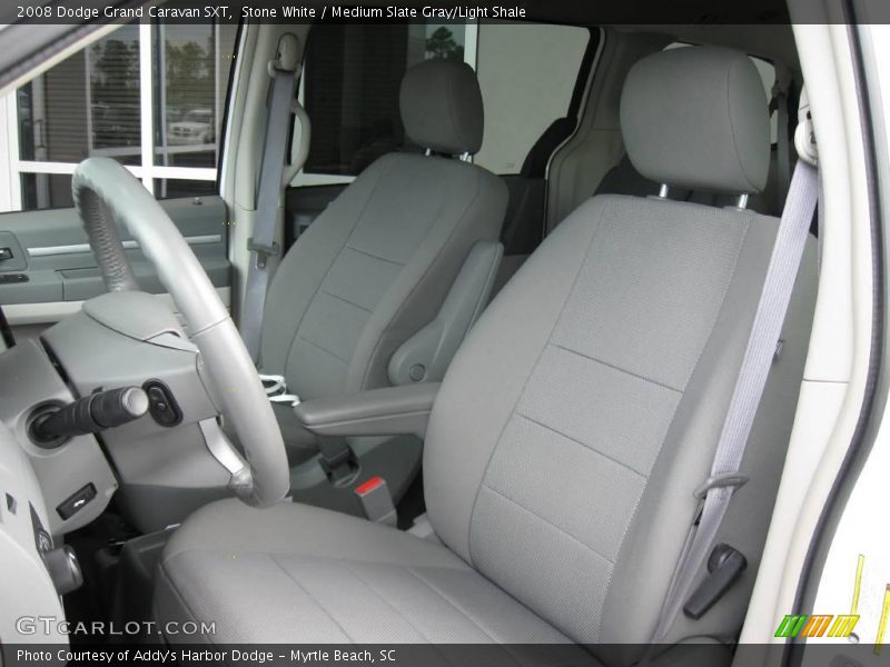 Stone White / Medium Slate Gray/Light Shale 2008 Dodge Grand Caravan SXT