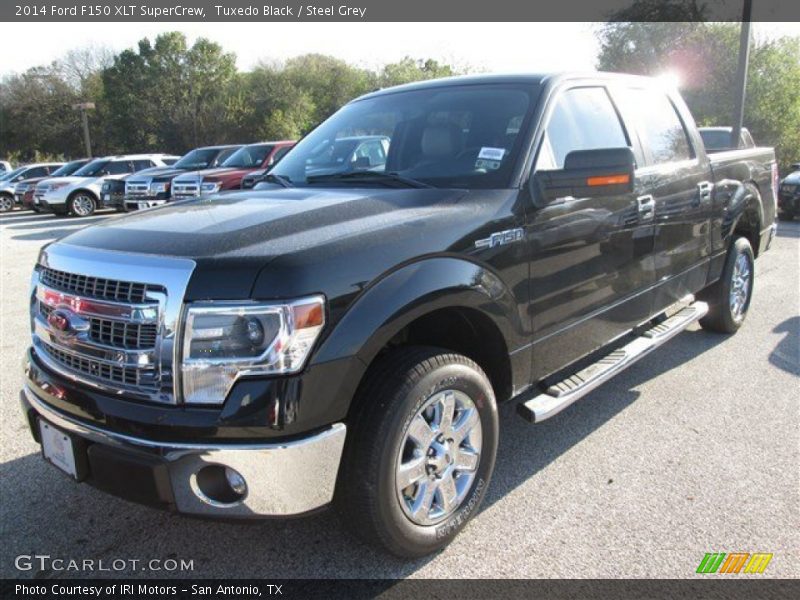 Tuxedo Black / Steel Grey 2014 Ford F150 XLT SuperCrew