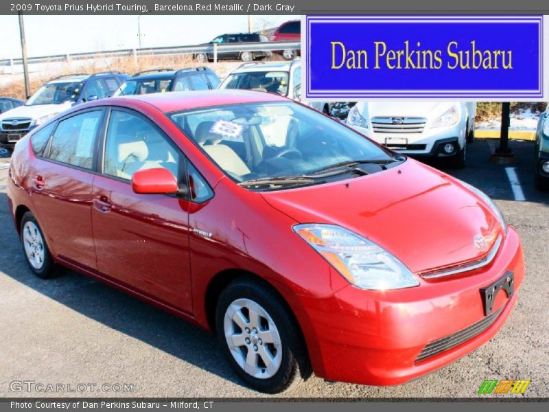 Barcelona Red Metallic / Dark Gray 2009 Toyota Prius Hybrid Touring