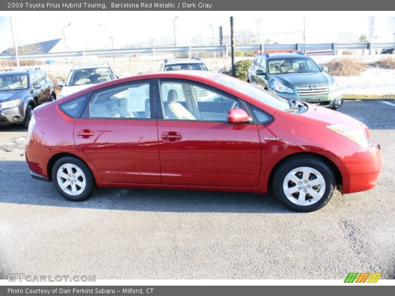 Barcelona Red Metallic / Dark Gray 2009 Toyota Prius Hybrid Touring