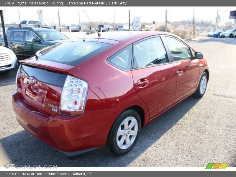 Barcelona Red Metallic / Dark Gray 2009 Toyota Prius Hybrid Touring